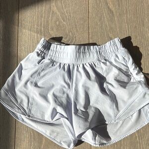 Women's White Athletic Shorts